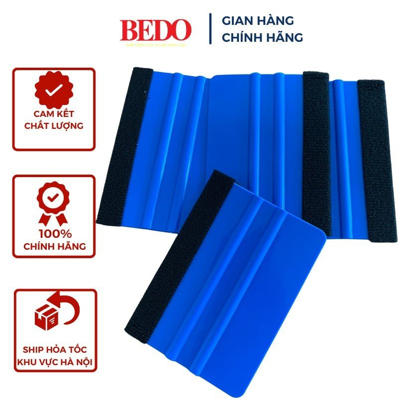 Gạt Decal Cầm Tay BEDO Nhựa ABS Mini Miết Decal Gạt Kính Gạt Nước Dán Tường Chống Trầy Bền Đẹp