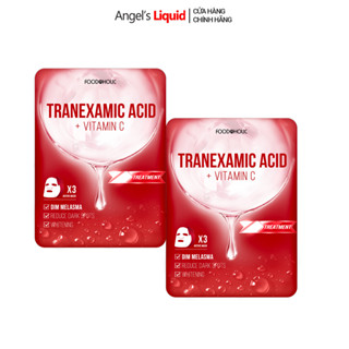 Combo 2 Mặt Nạ Foodaholic Tranexamic Acid Mờ Thâm Đỏ, Sạm Nám 23ml
