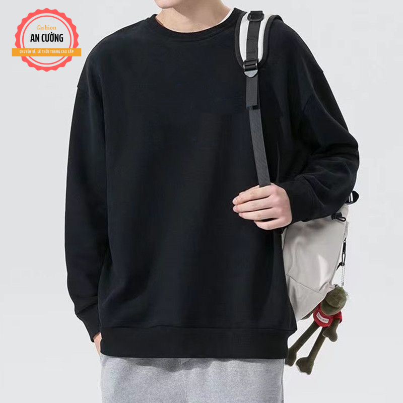 Áo sweater, áo thu đông dài tay, áo thun dài tay nam nữ chất nỉ cào ...