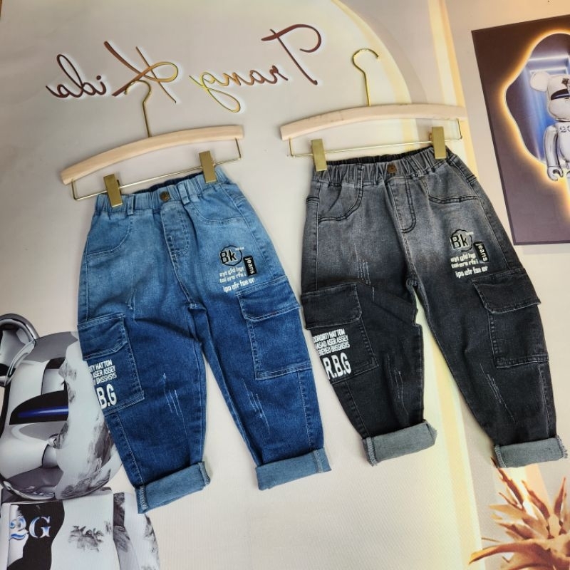 Quần bò quần jean trẻ em từ 20-33kg chất mềm mặc dễ chịu