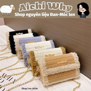 {DIY} Set nguyên liệu làm túi len Bông sữa handmade + Video hướng dẫn