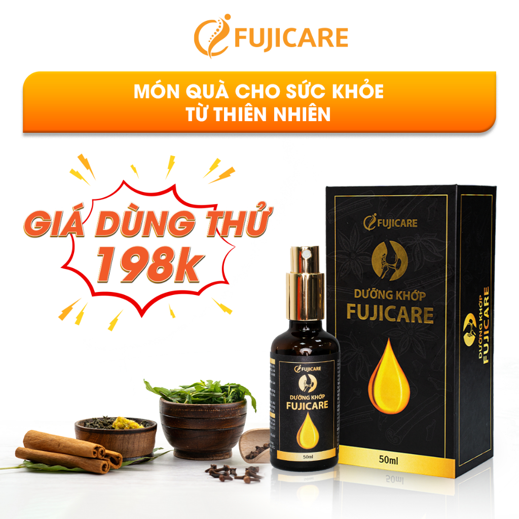Combo 2 dưỡng Khớp Fujicare jindo 50ml tác dụng hết đau xương, tê thấp, đau cơ thể, tăng sức mạnh gân cốt FJC