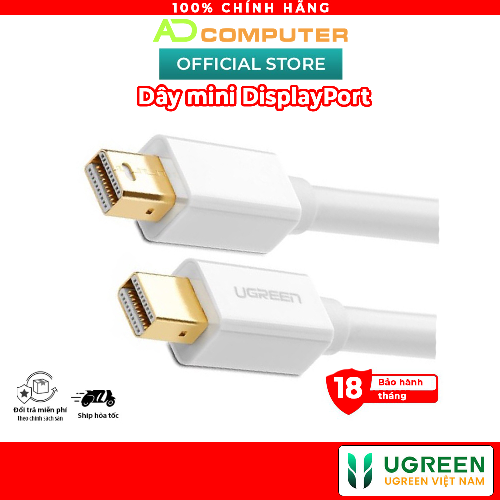 Dây mini DisplayPort đực 2 đầu UGREEN MD111 | Shopee Việt Nam
