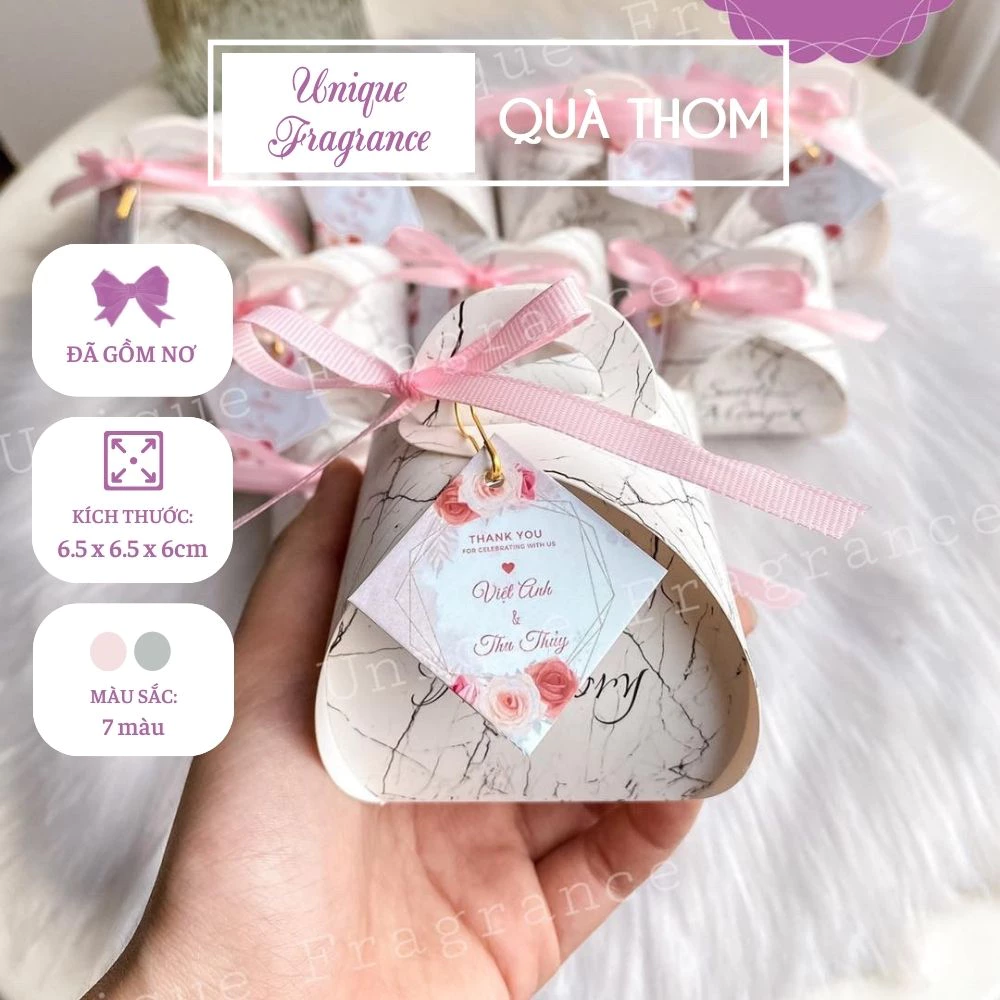 Hộp đựng quà mini - set 30 hộp quà tặng doanh nghiệp, trang trí tráp cưới, decor đám cưới