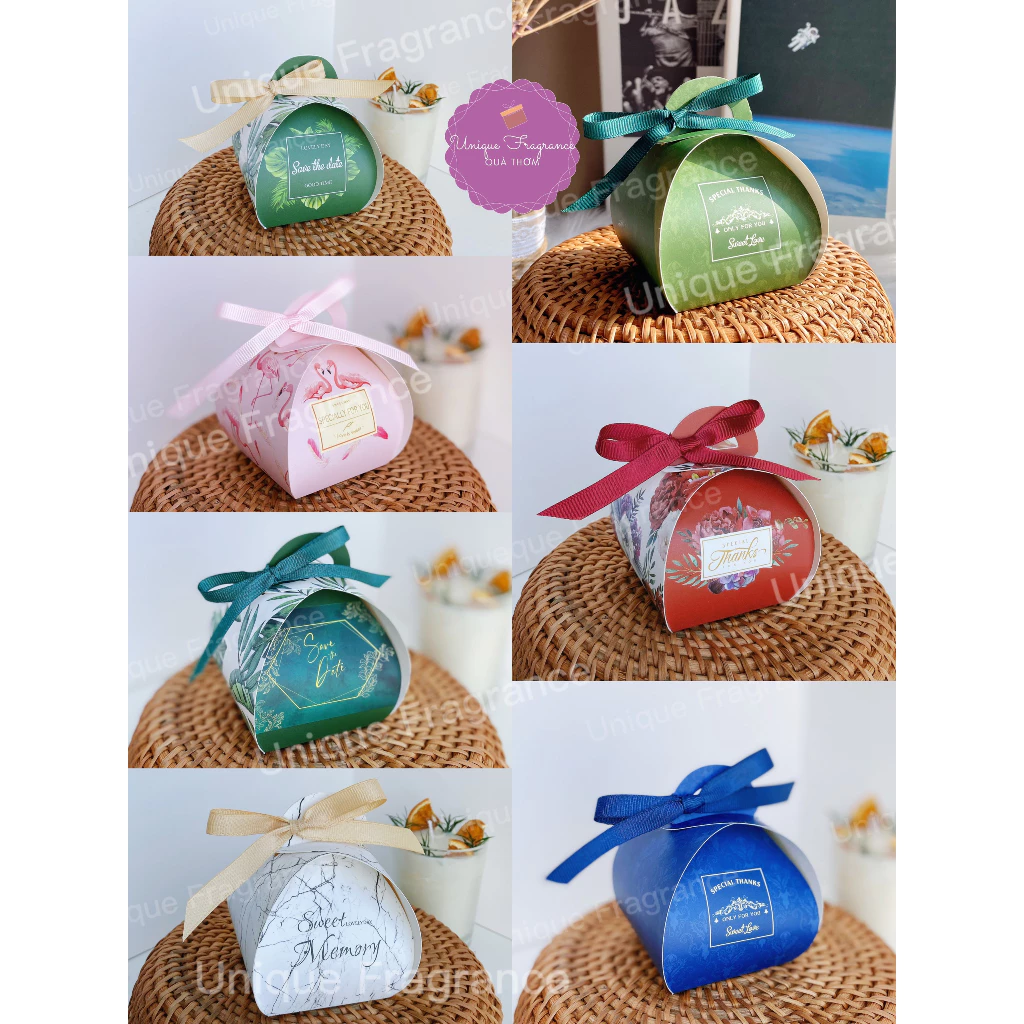 Hộp đựng quà mini - set 30 hộp quà tặng doanh nghiệp, trang trí tráp cưới, decor đám cưới