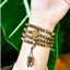 Vòng trầm hương tốc vườn hạt 6ly 108 hạt mix charm đủ loại,Thanh lịch, đẹp, phong thủy,Trầm hương Hội an.