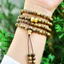 Vòng tay trầm hương tốc tự nhiên 6ly-108 hạt mix charm(mới) đủ loại,Bình an may mắn tài lộc,Trầm hương Hội an