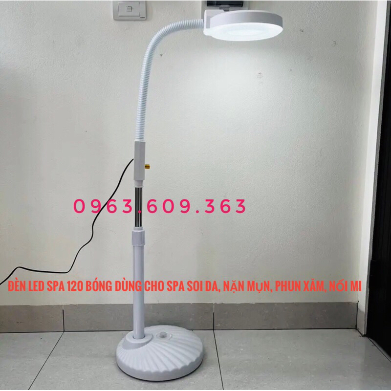 [Spa] Đèn led spa siêu sáng bản to chống lóa chân nhẹ 120 bóng dùng cho ...