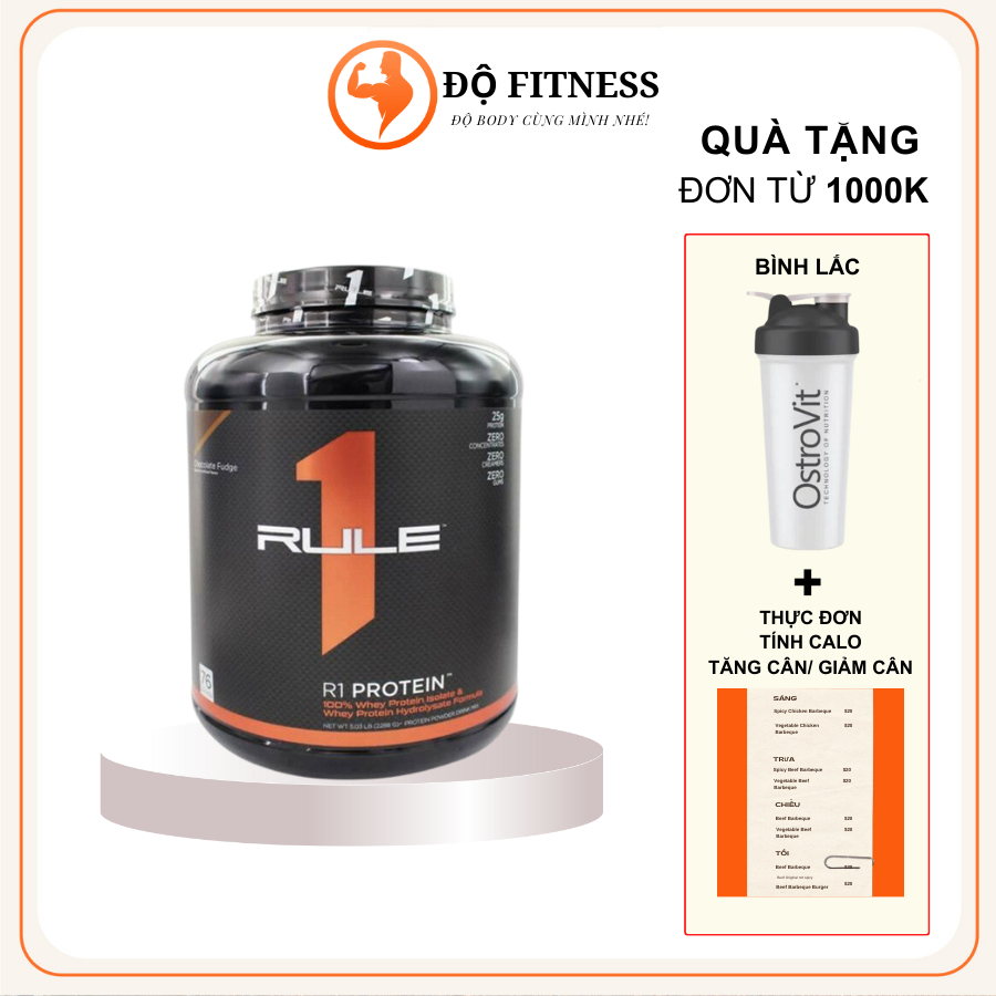 Whey PROTEIN RULE 1 (5LBS) 2.3kg - Sữa Tăng Cơ, Giảm Mỡ, Phục Hồi, Phát ...
