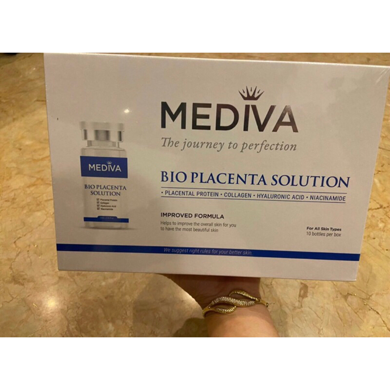 10 lọ tế bào gốc Mediva chống loã hoá tổng hợp Collagen tái tạo da chính hãng