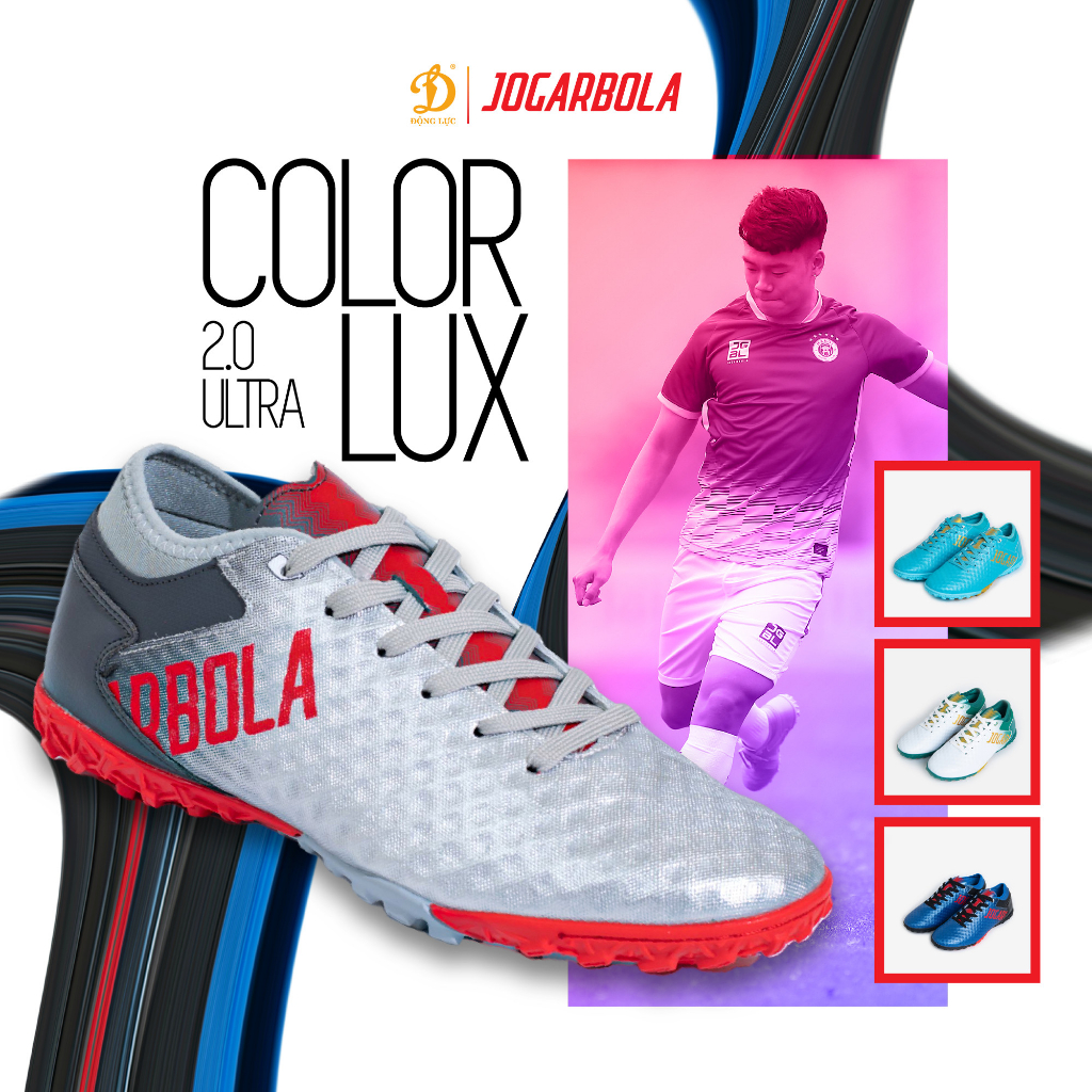 Ảnh Giày đá bóng nam sân cỏ nhân tạo Jogarbola Colorlux 2.0, giày bóng đá chính hãng 1