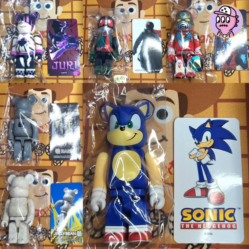 Medicom Be@rbrick Series 46 - Lot Secret Sonic & Nights - Neufs