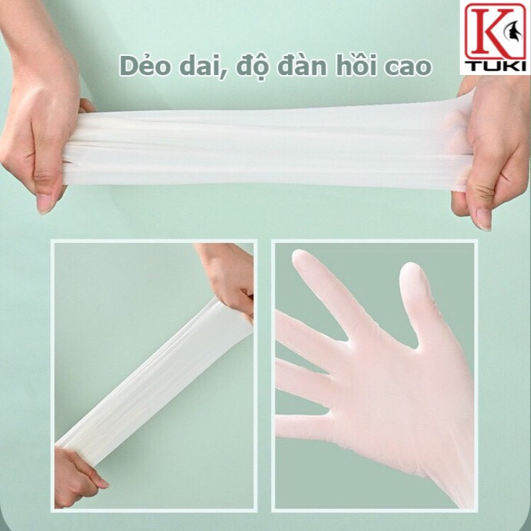 Bịch 30 Bao Tay, Găng Tay Cao Su Làm Bếp Đa Năng, Tái Sử Dụng Nhiều Lần