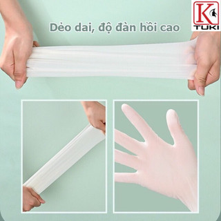 Bịch 30 Bao Tay, Găng Tay Cao Su Làm Bếp Đa Năng, Tái Sử Dụng Nhiều Lần