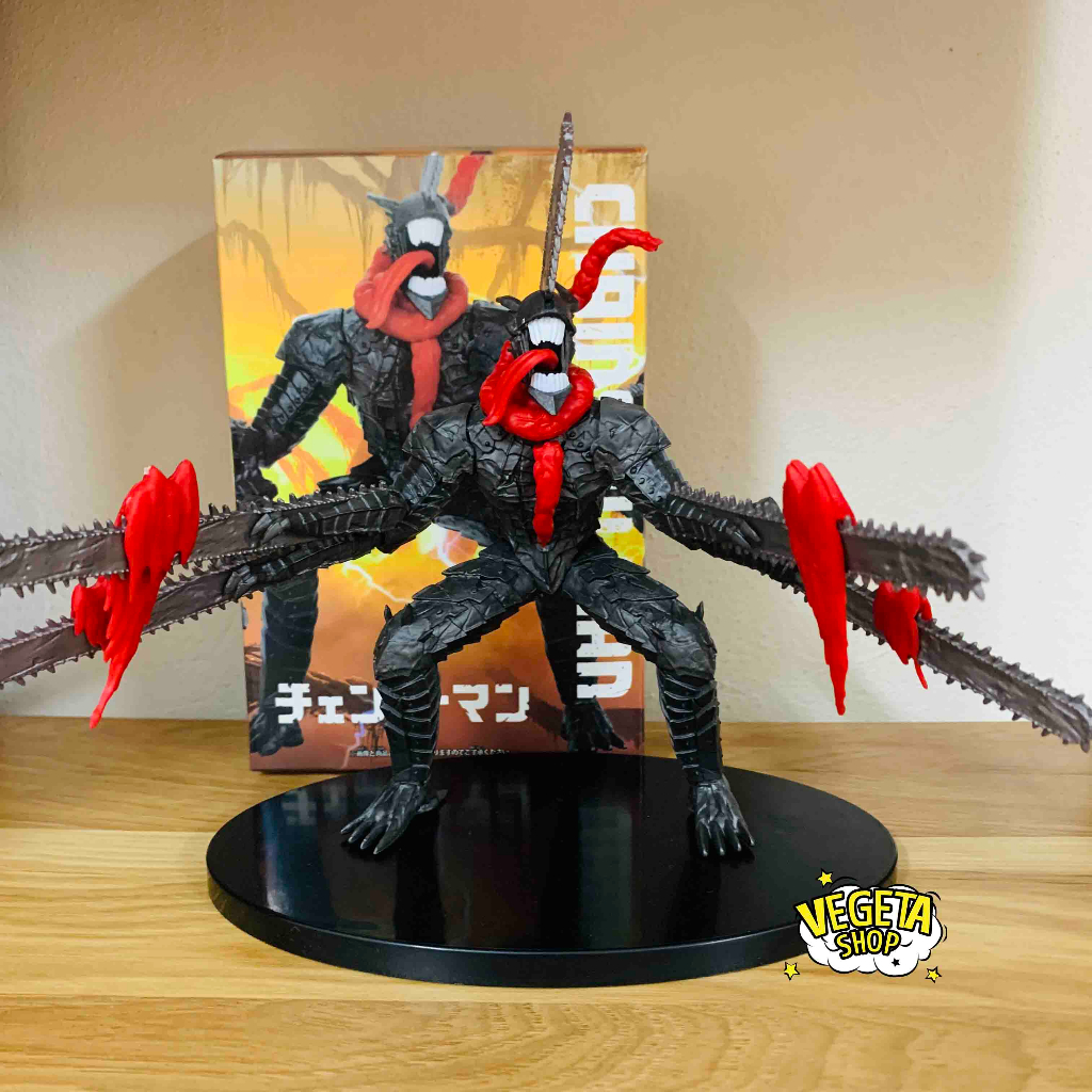 Figura De Colección Chainsaw Man Denji Y Pochita 18 Cm