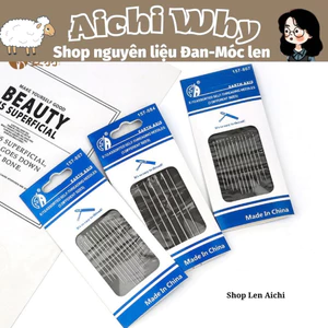 Bộ Kim Khâu len tiện dụng màu xanh dương