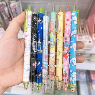 Bút Bi Nước Bấm Đen Cute Gel Nhiều Màu Hoạt Hình Timo VPB16