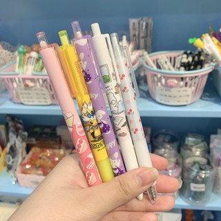 Bút Bi Nước Bấm Đen Cute Gel Nhiều Màu Hoạt Hình Timo VPB16