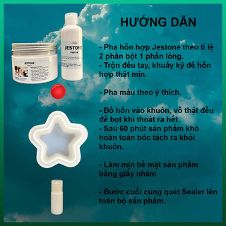 (Set 1kg + 500ml) đổ khuôn. Làm Vật Dụng Đĩa, Chậu Cây, Tượng...   DIY, Handmade