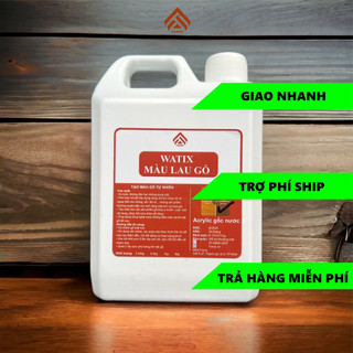 Sơn Màu Gỗ, Sơn Gỗ Gốc Nước - Watix - Lên Vân Gỗ,Sơn Gỗ - An Toàn , Không pha thêm dung môi