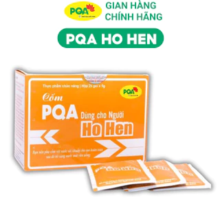 PQA ho hen Dùng Cho Người bị hen suyễn, ho hen, hen phế quản. Hộp 25 gói