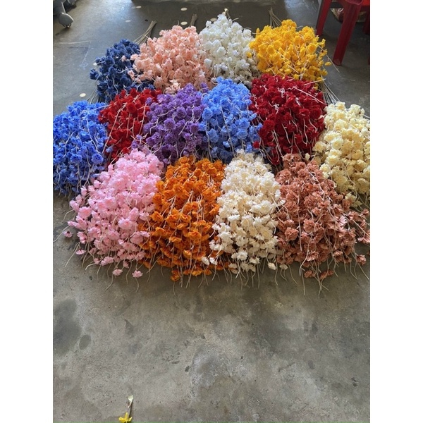 Cành hoa đào râu cao cấp (loại 1) hoa cắm cổng cưới, cắm bình trang trí ...