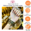 Vòng tay bằng trầm hương tốc tự nhiên 108 hạt 6mm, charm Omani đủ màu-Thanh lịch-Đẹp-Trầm Hương Hội an