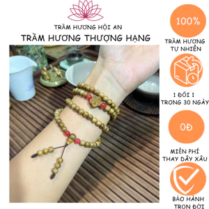 Vòng tay bằng trầm hương tốc xí Lào mix Charm-Thanh lịch-Sang trong và Chất