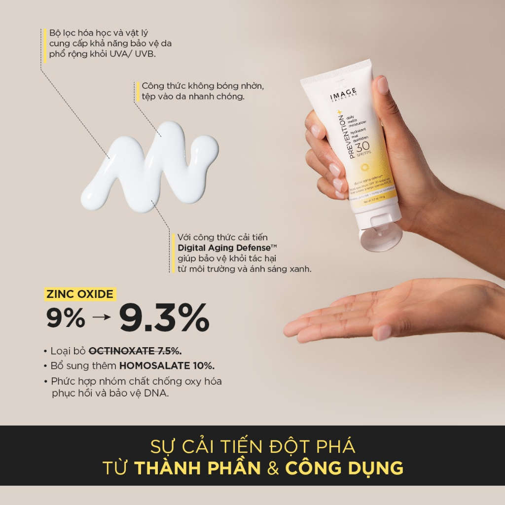 Ảnh Kem chống nắng dành cho da dầu Image Skincare Prevention+ Daily Matte Moisturizer SPF30 4