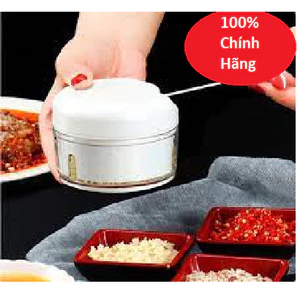 ⭐ CHÍNH HÃNG ⭐ Máy Xay Tỏi Ớt Kéo Tay Đa Năng, Máy Xay Thịt Thực Phẩm Cầm Tay