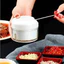 ⭐ CHÍNH HÃNG ⭐ Máy Xay Tỏi Ớt Kéo Tay Đa Năng, Máy Xay Thịt Thực Phẩm Cầm Tay