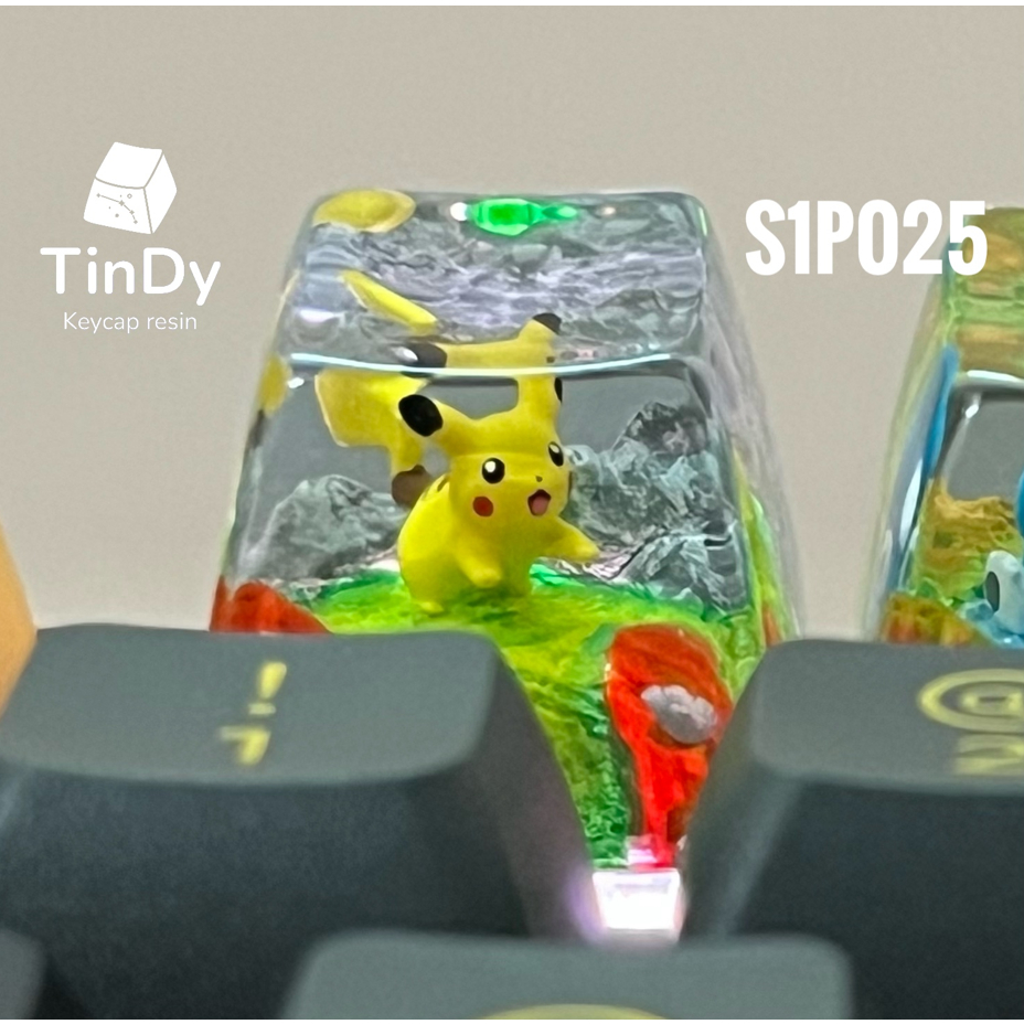 Nút Bàn Phím Cơ TinDy hình Pikachu Màu Vàng S1P025, chất liệu Epoxy ...