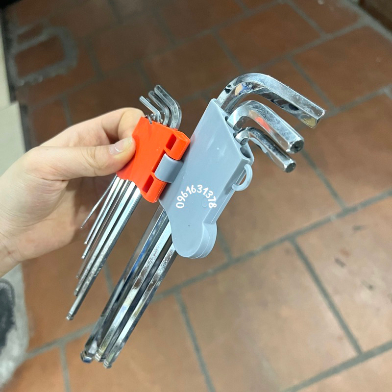 Bộ Lục Giác Đầu Bi Hãng Kapusi Nhật Bản 9 cây