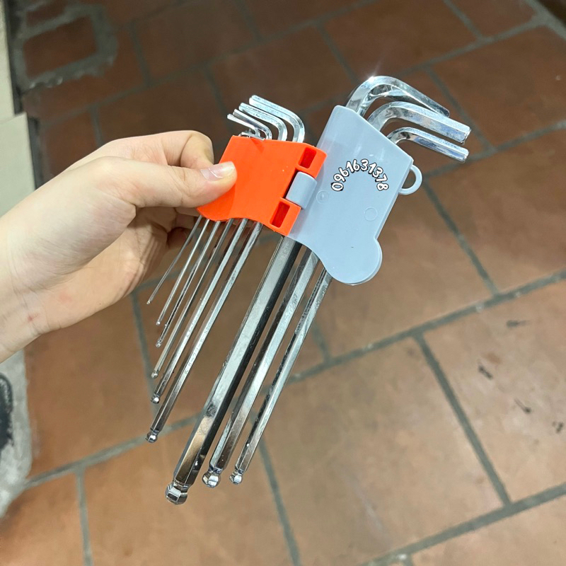 Bộ Lục Giác Đầu Bi Hãng Kapusi Nhật Bản 9 cây