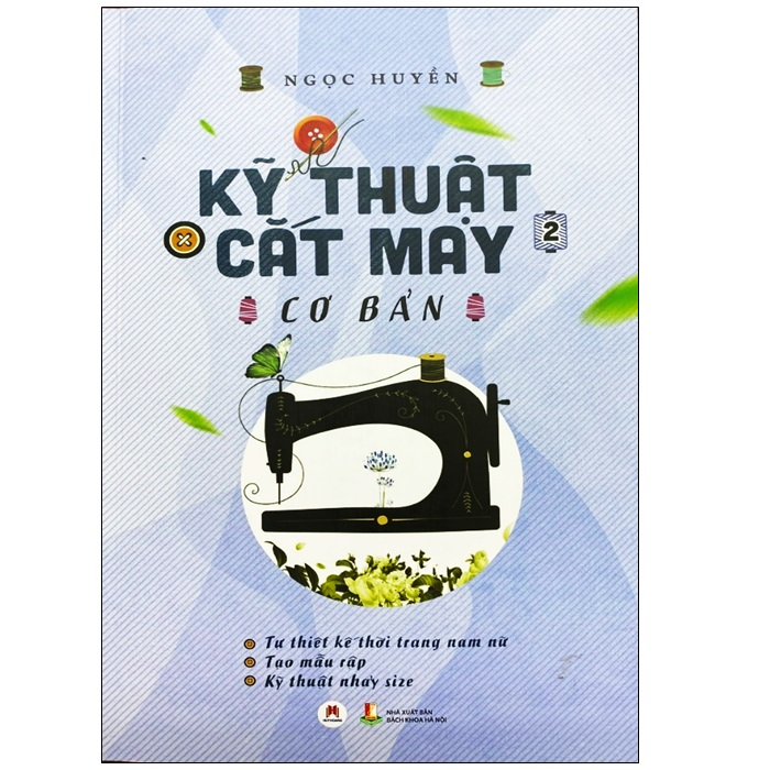 Ảnh Sách - Trọn bộ 2 tập Kỹ thuật cắt may cơ bản 1