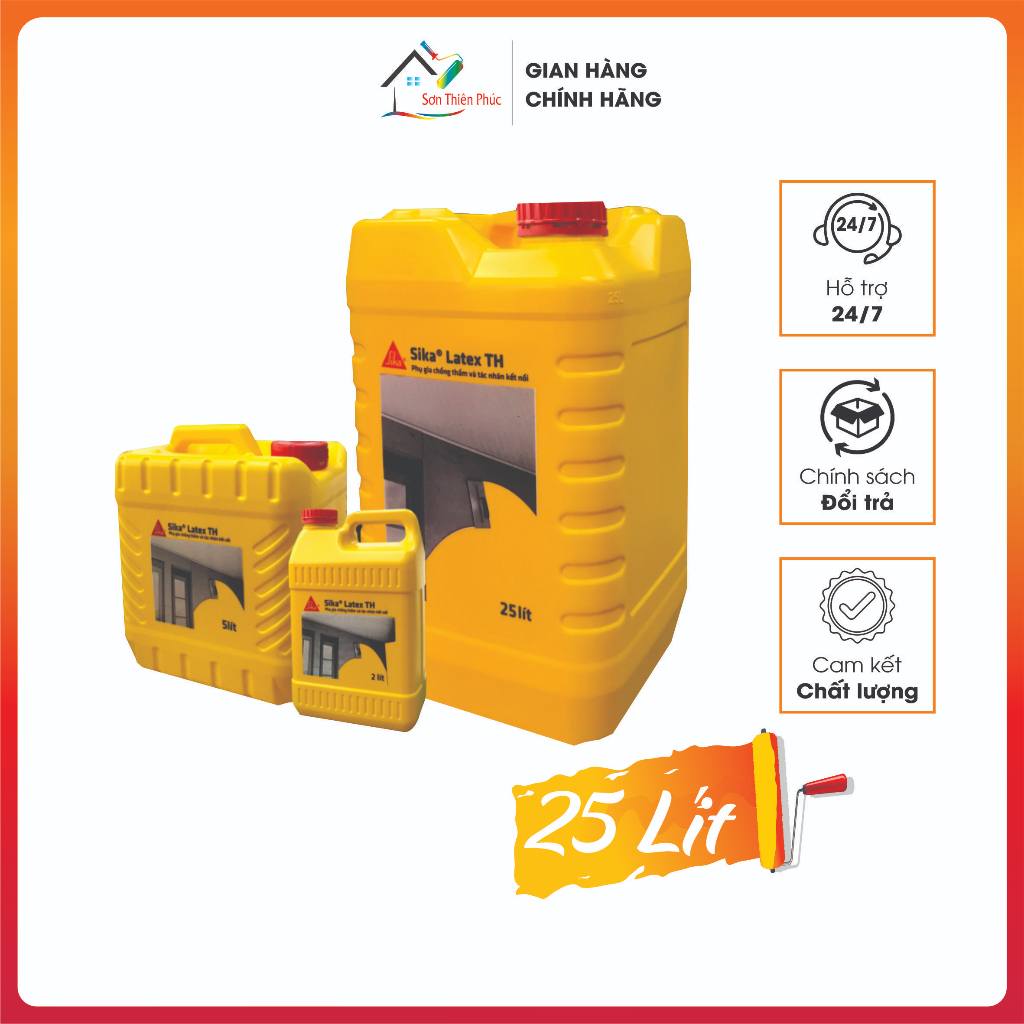 Sika Latex TH Chính hãng (25lít)- Phụ gia chống thấm và tác nhân kết ...