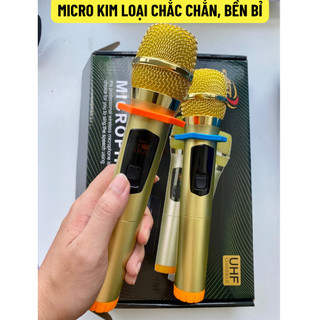 Micro Karaoke Không Dây AT 116, Sử Dụng Cho Loa Kéo, Vang, Amply, Lọc Bỏ Tạp Âm, Chống Hú, Rè, Giúp Âm Thanh Mượt Mà