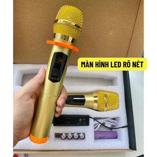 Micro Karaoke Không Dây AT 116, Sử Dụng Cho Loa Kéo, Vang, Amply, Lọc Bỏ Tạp Âm, Chống Hú, Rè, Giúp Âm Thanh Mượt Mà