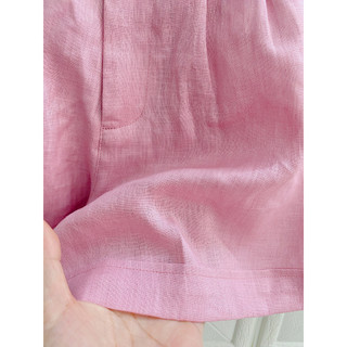 [JUNE LINEN] S14. Bộ Sơ mi nữ LINEN TƯNG PREMIUM. Nhiều màu. Áo sơ mi tay ngắn mix quần short.