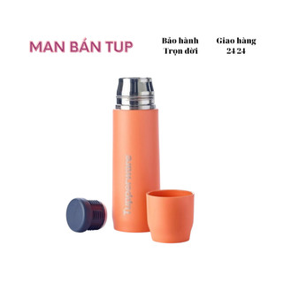 Bình trữ nhiệt Tupperware Buddy 520 ml - Màu Cam Tươi, giữ nóng 24h