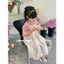Set Váy Yếm Bé Gái Tay Bồng Phối Lông Vũ Tiểu Thư CANDI MIMI 2023 - Chất Liệu Mềm Mát- Phong Cách Hàn Quốc