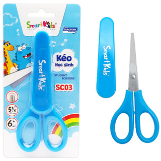Kéo học sinh Smartkids SC03 dành cho bé từ 5 tuổi trở lên học cấp 1 tiểu học