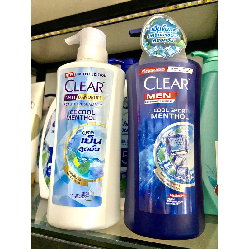 Dầu gội Clear Bạc Hà Thái Clear Danruff Shampoo 400 - 410ml | Shopee ...
