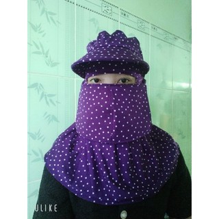 Mũ nón chống nắng _Nón dán CÓ DÂY CỘT hàng 2 lớp chống nắg chống tia UV tia cực tím