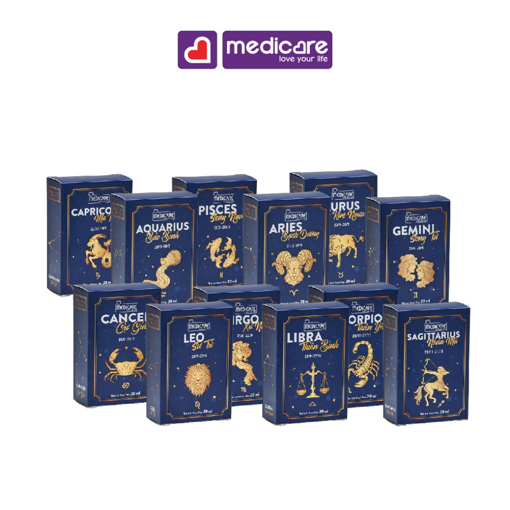 Nước Hoa 12 Cung Hoàng Đạo Medicare: Khám Phá Mùi Hương Đặc Trưng Cho Mỗi Cung Hoàng Đạo