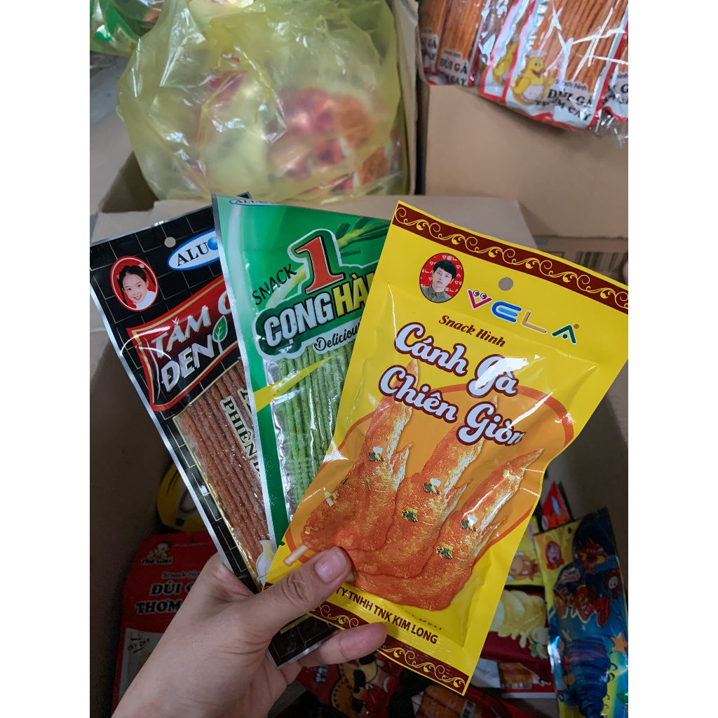 Combo 20 Gói Snack Ăn Vặt Mix Ngẫu Nhiên - Đồ Ăn Vặt Cổng Trường Hot
