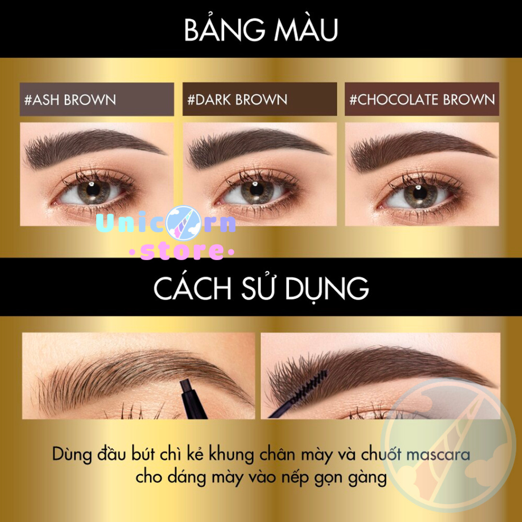 Chì Kẻ Mày Và Mascara 2 Trong 1 Browit By Nongchat Ultra Fine Dou Eyebrow Pencil & Mascara