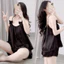 Bộ đồ ngủ nữ 2 dây quần đùi mặc nhà lụa mềm mát dễ thương freesize dưới 54kg- cn123_Sale