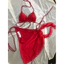 Bikini set 3 món tam giác bacsic quần kín ôm Mông voan cột đủ màu ( HÌNH THẬT)