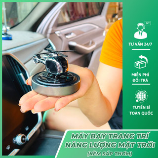 Mô hình máy bay làm thơm không khí sử dụng năng lượng mặt trời để taplo ô tô